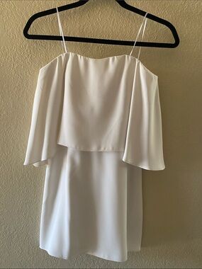 Amanda Uprichard Cape Mini Dress
